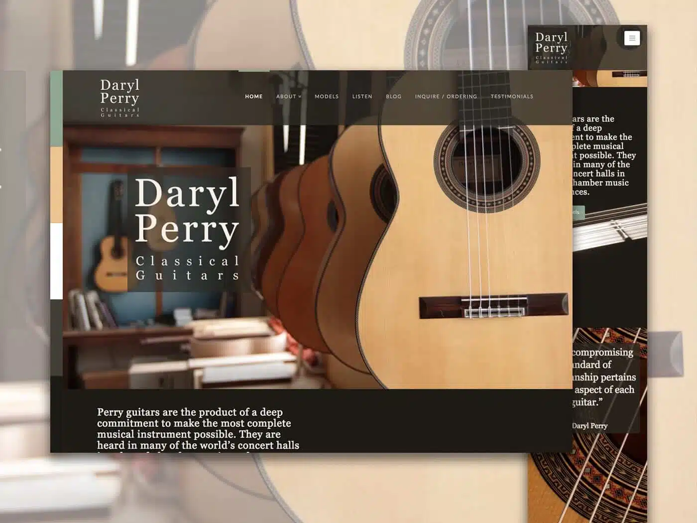 Featured image for “Daryl Perry Classical Guitars”